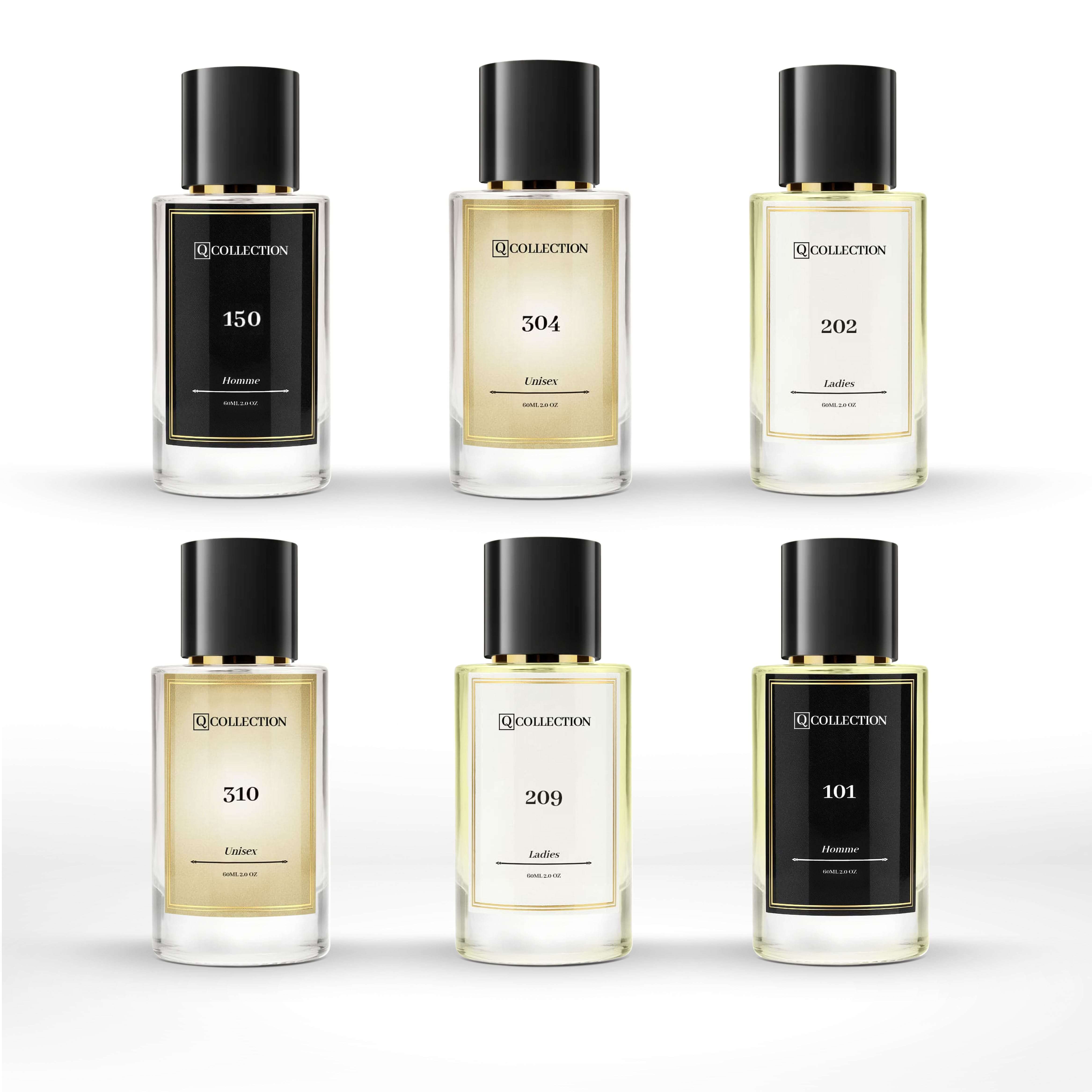 6X 60ml PARFUM SET