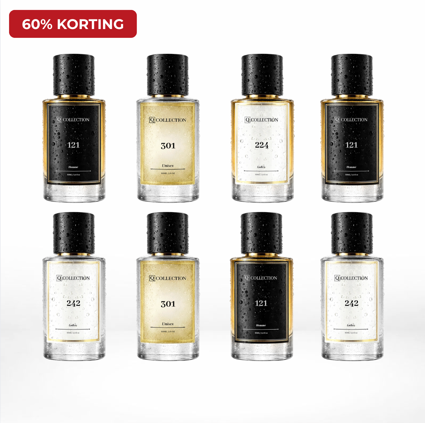8x 60ml Parfum Set